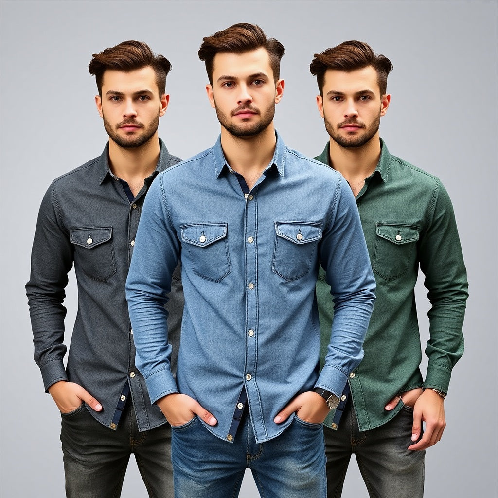 Denim Men's Shirts